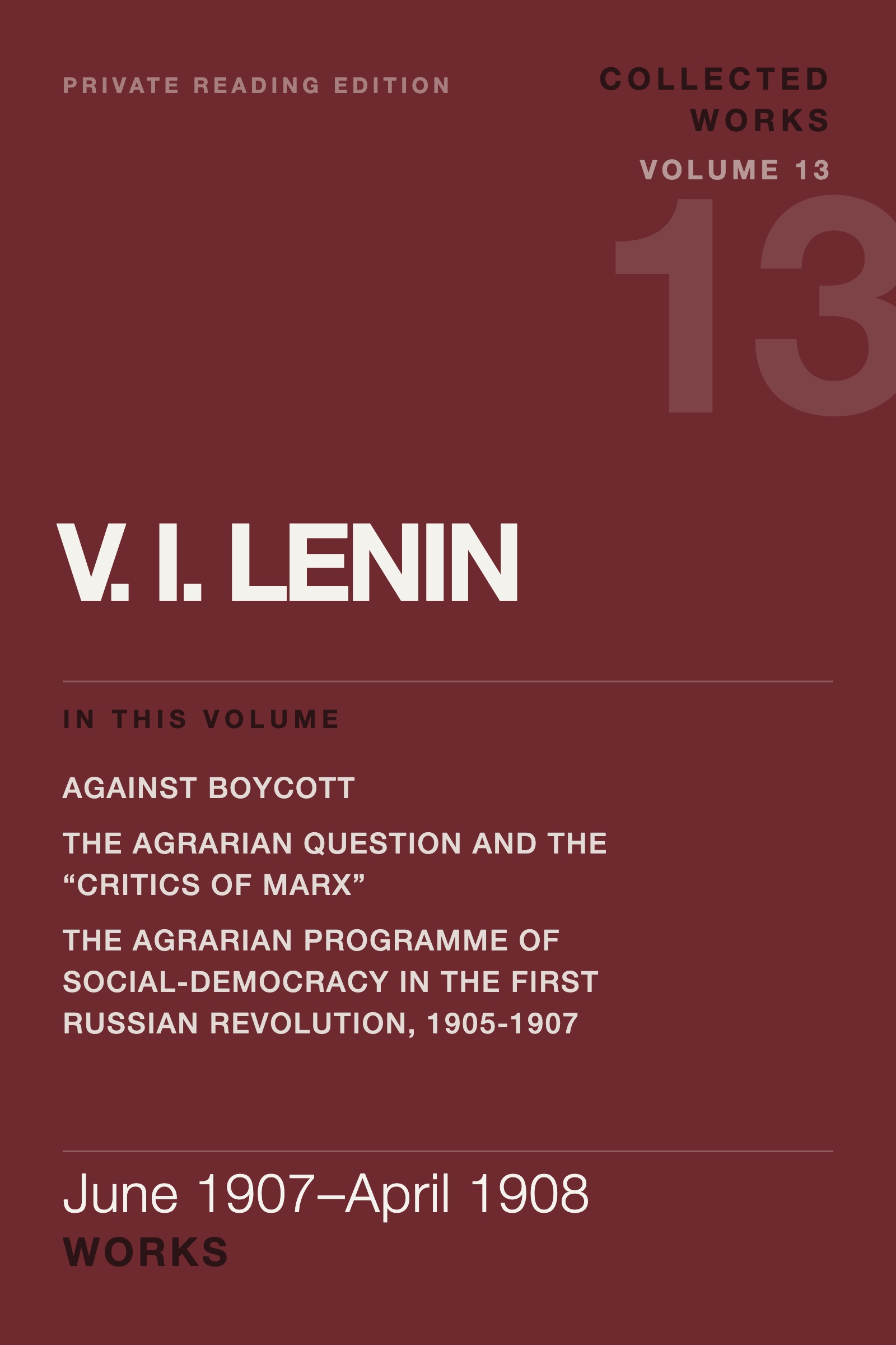 Cover of LCW Vol. 13