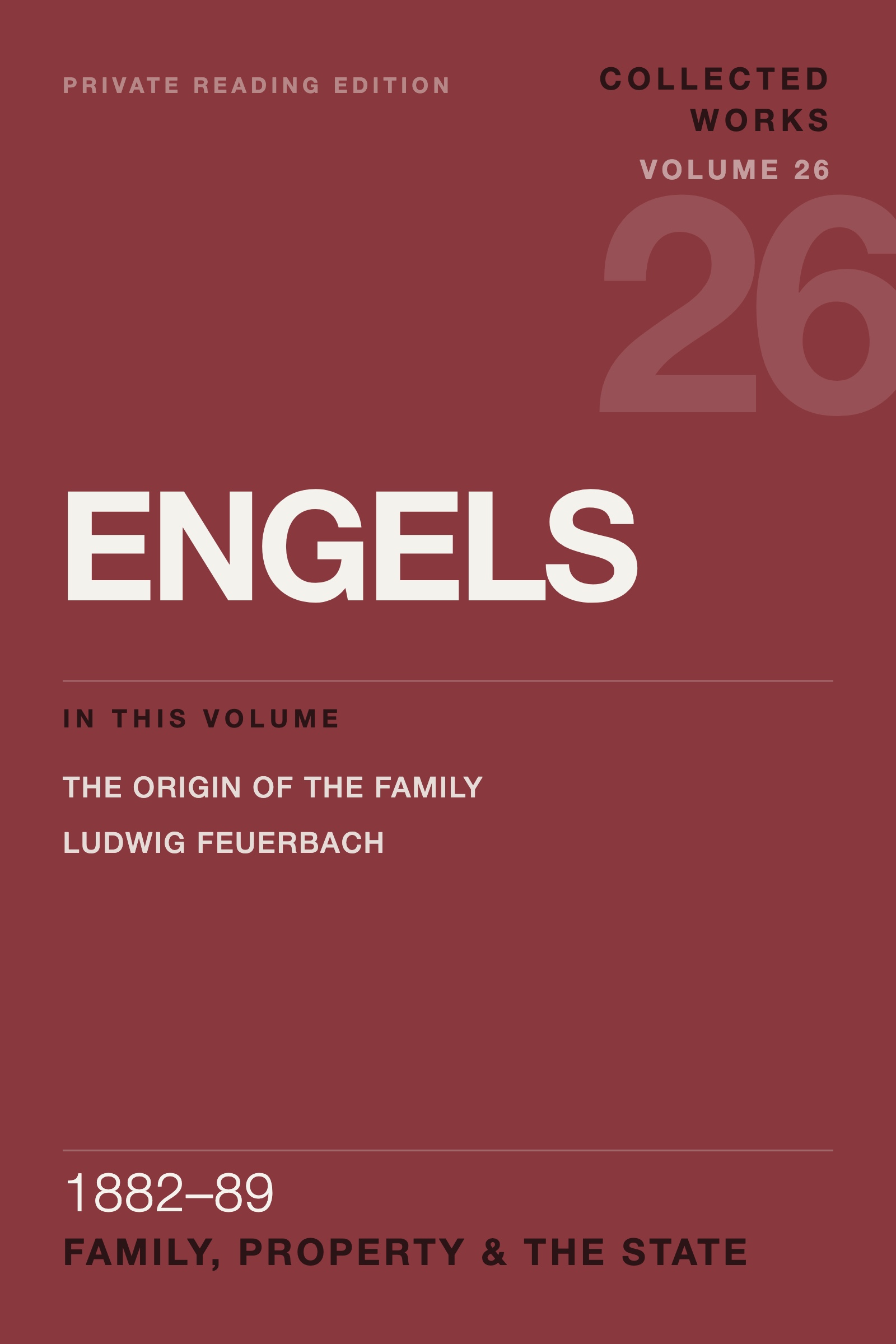 Cover of Marx & Engels Collected Works, Volume 26