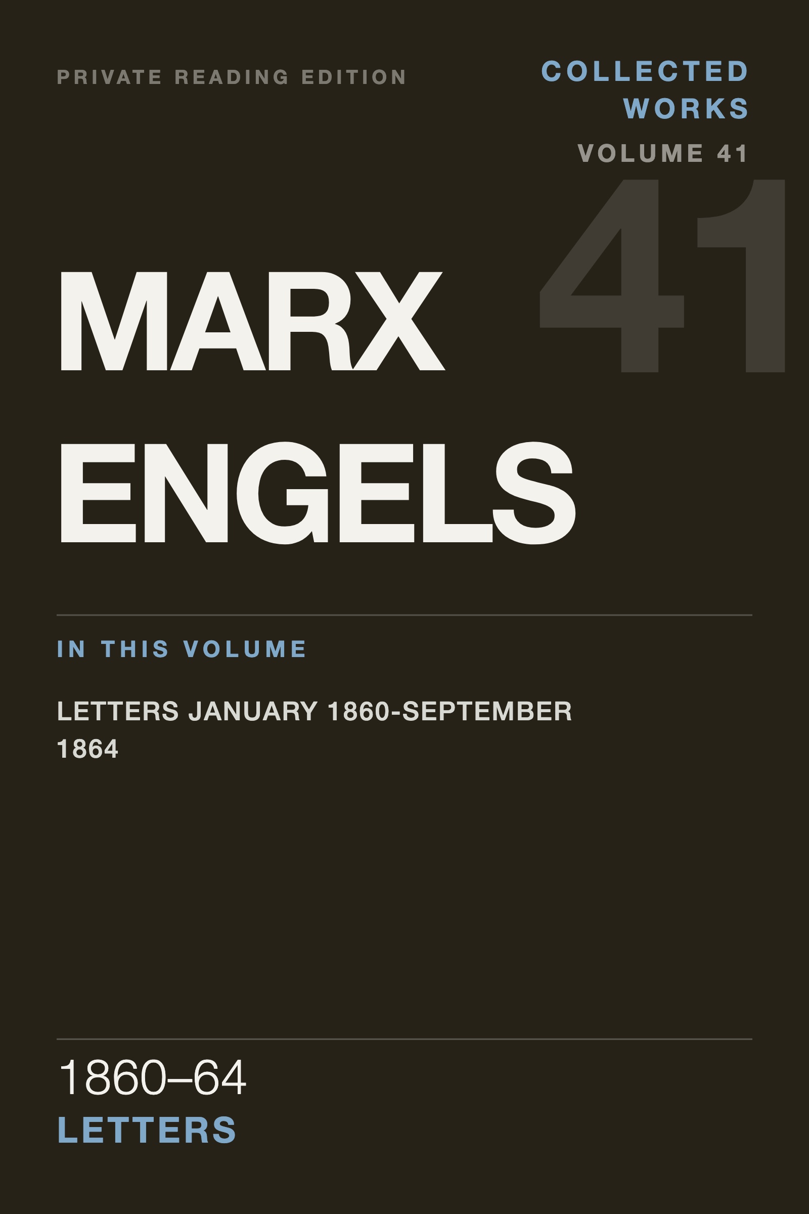 Cover of MECW Vol. 41