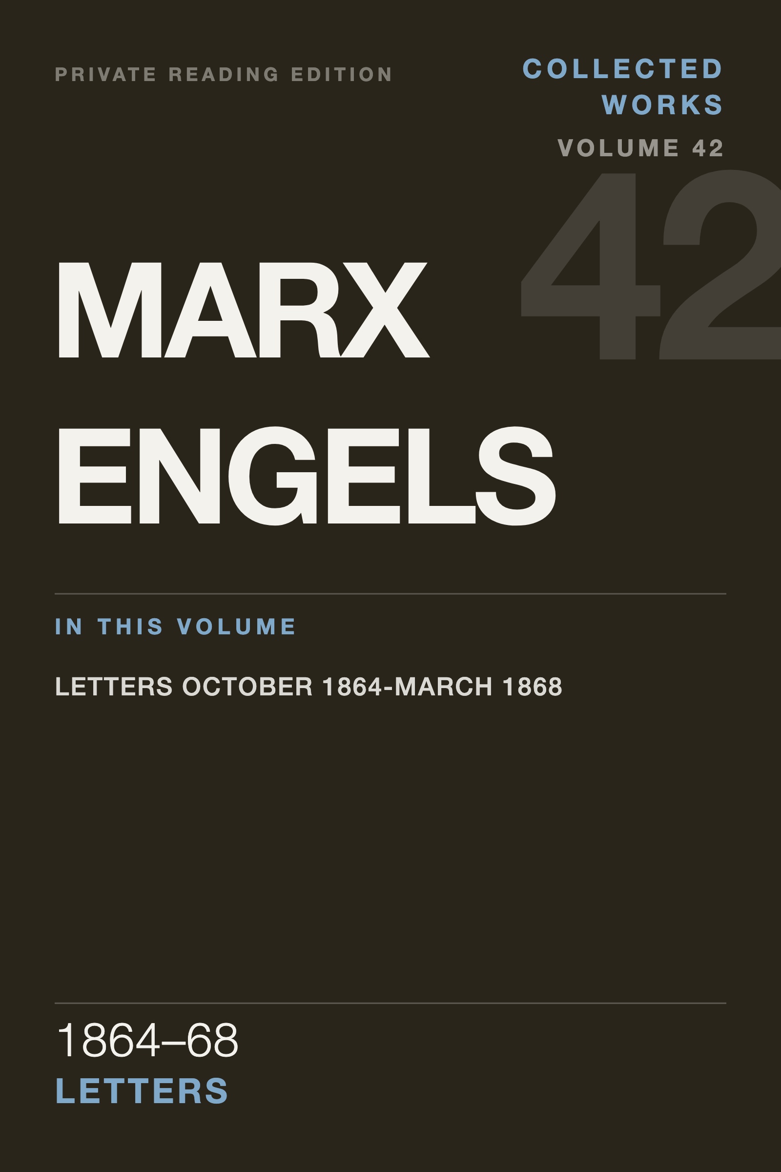 Cover of Marx & Engels Collected Works, Volume 42
