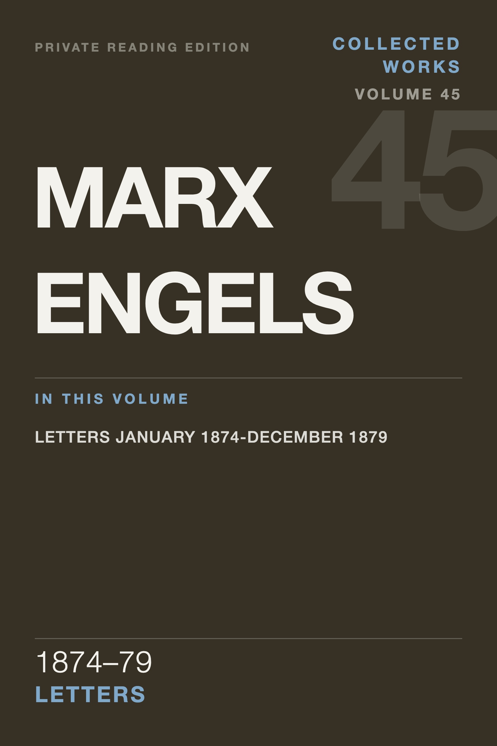 Cover of MECW Vol. 45