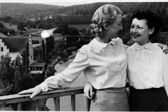 Ted’s sisters, Zena (left) and Rae